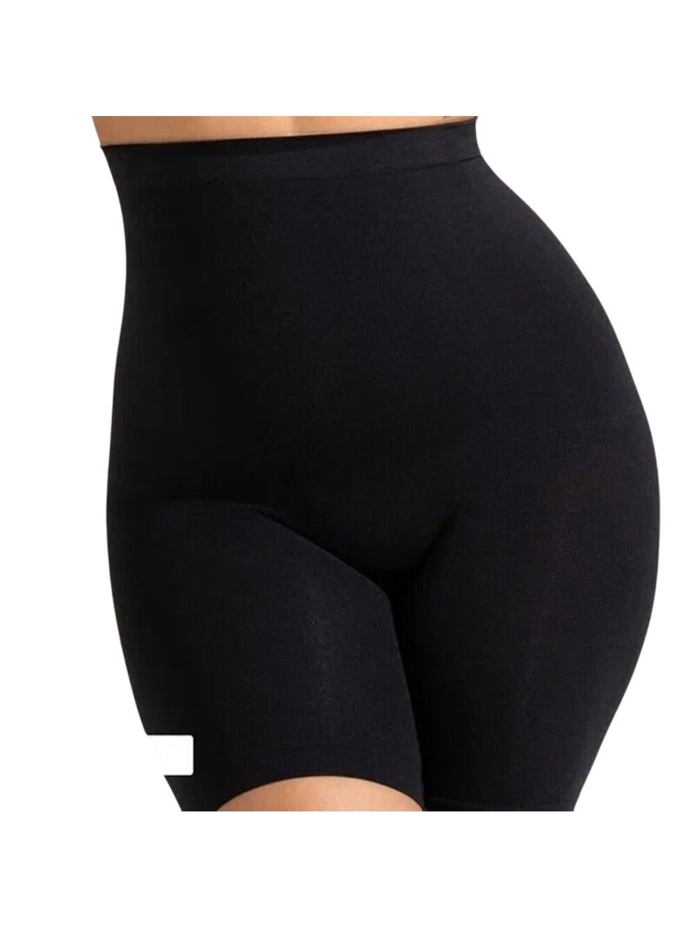 SHAPERMINT NIP $44 All Day Every Day High-Waisted Shaper Shorts BLACK XS/S